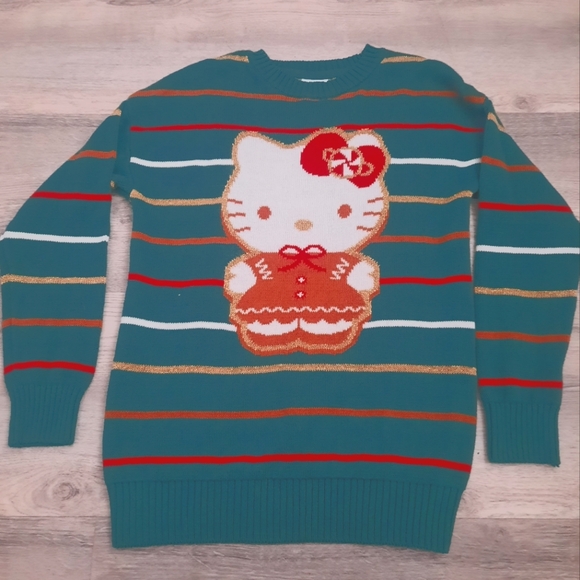 NEW Hello Kitty Gingerbread Sweater - Picture 1 of 8